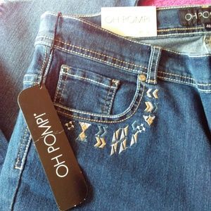 OH POMP	WOMAN'S BLUE JEANS SIZE	40/XL NWT